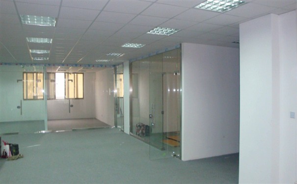 浦东区办公室装修在建工地